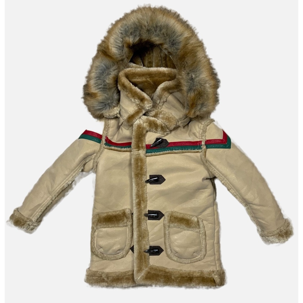 EUC JORDAN CRAIG KIDS SHERLING JACKET, SUNSET SIZE 5